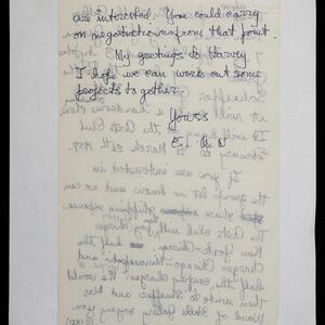 a page of handwritten text