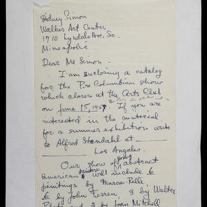 a page of handwritten text