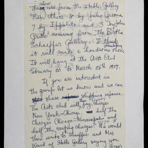 a page of handwritten text
