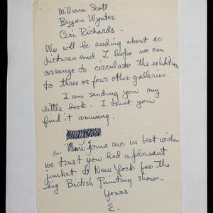 a page of handwritten text
