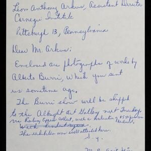 a page of handwritten text
