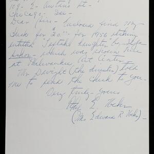 a page of handwritten text