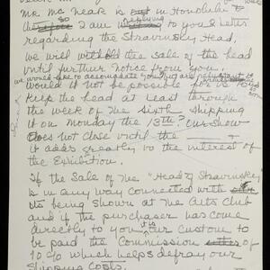a page of handwritten text