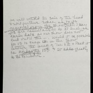 a page of handwritten text