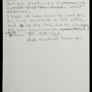 a page of handwritten text