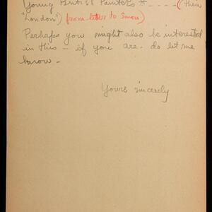 a page of handwritten text