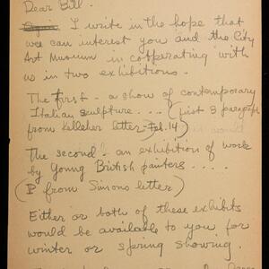a page of handwritten text