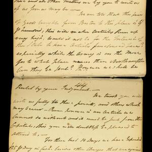 a page of handwritten text