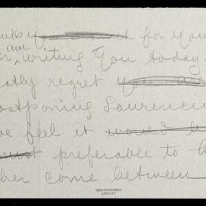 a page of handwritten text