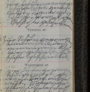 a page of handwritten text