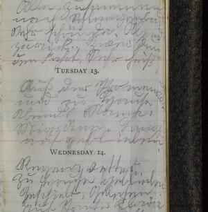 a page of handwritten text