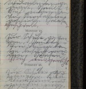 a page of handwritten text