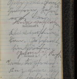 a page of handwritten text