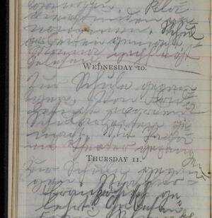 a page of handwritten text