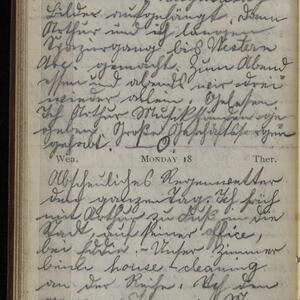 a page of handwritten text