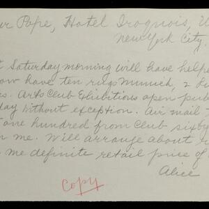 a page of handwritten text