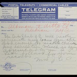 a page of handwritten text