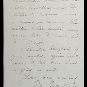 a page of handwritten text