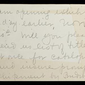 a page of handwritten text