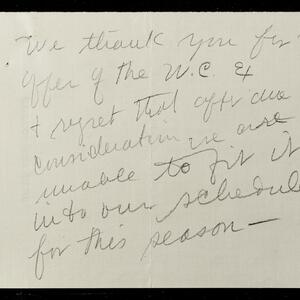 a page of handwritten text