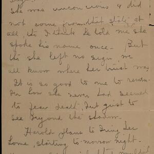 a page of handwritten text