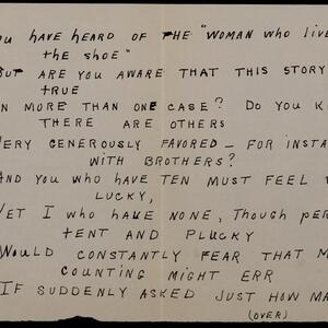 a page of handwritten text
