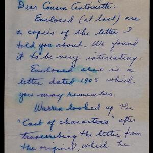 a page of handwritten text
