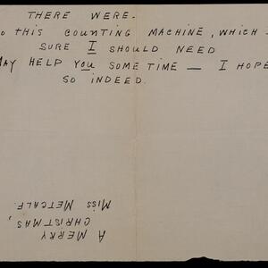 a page of handwritten text