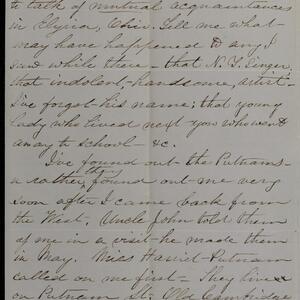 a page of handwritten text