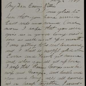 a page of handwritten text