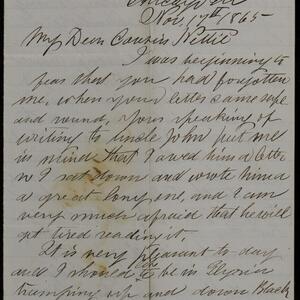 a page of handwritten text