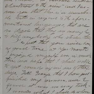 a page of handwritten text