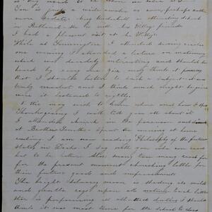 a page of handwritten text