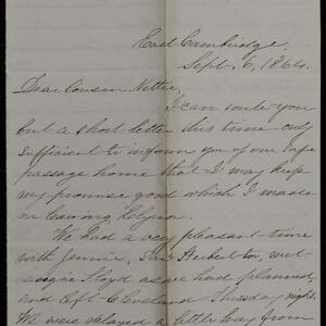 a page of handwritten text