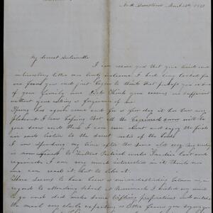 a page of handwritten text