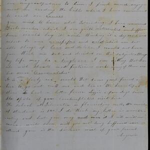 a page of handwritten text