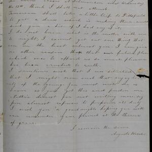 a page of handwritten text
