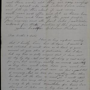 a page of handwritten text