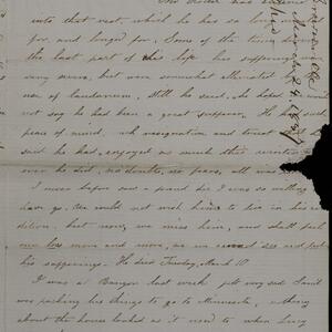 a page of handwritten text