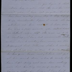 a page of handwritten text