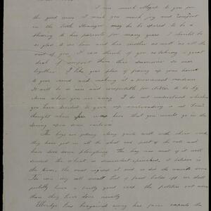 a page of handwritten text