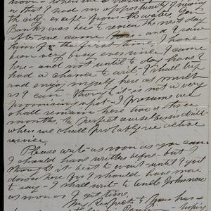 a page of handwritten text