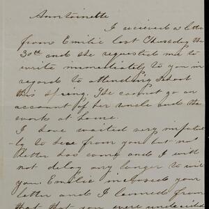 a page of handwritten text