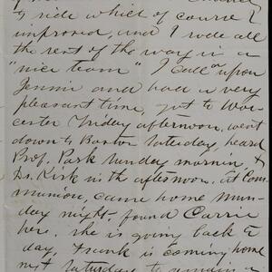 a page of handwritten text