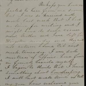 a page of handwritten text
