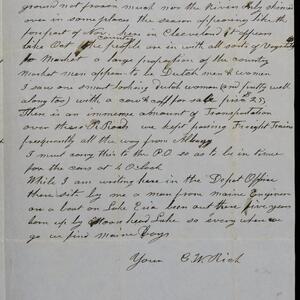 a page of handwritten text
