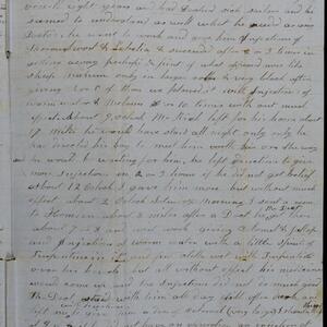 a page of handwritten text