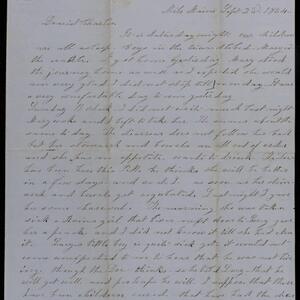 a page of handwritten text
