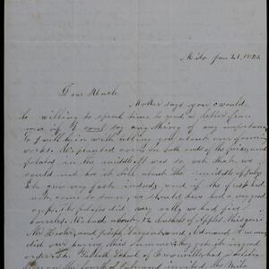 a page of handwritten text