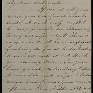 a page of handwritten text